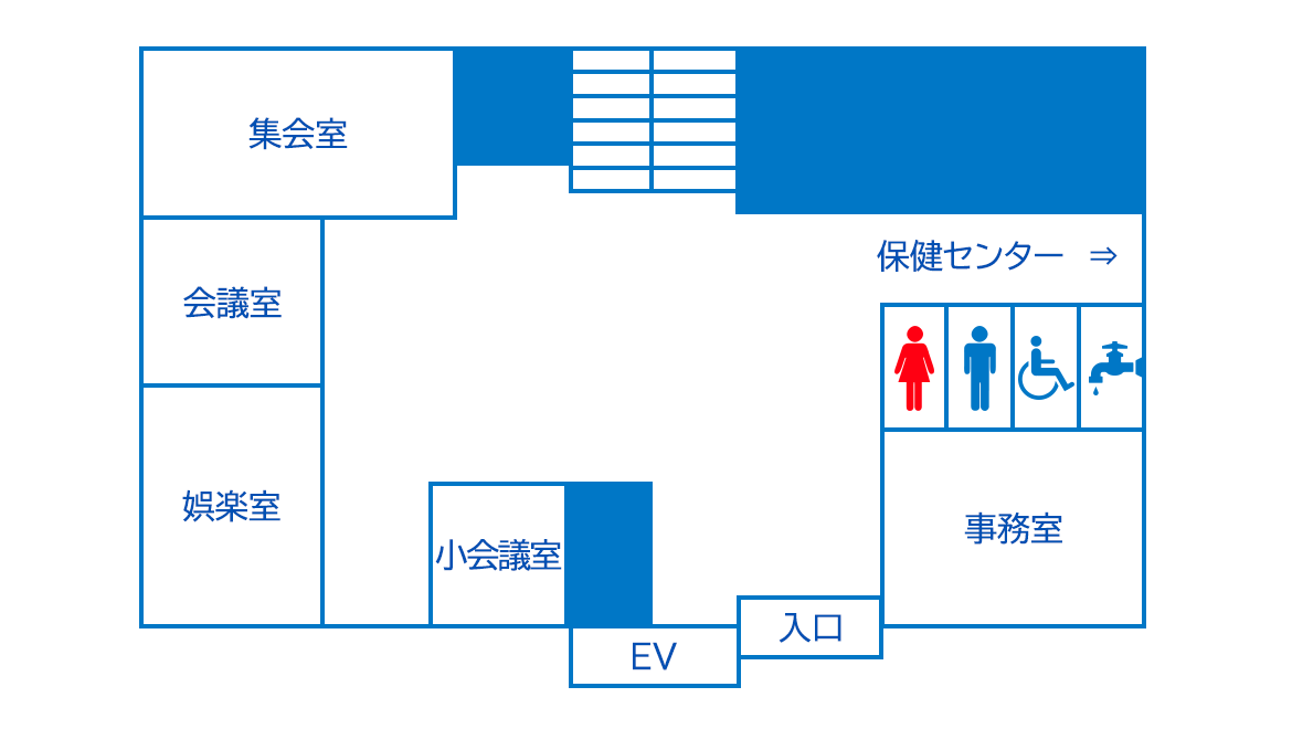 図：1階見取り図