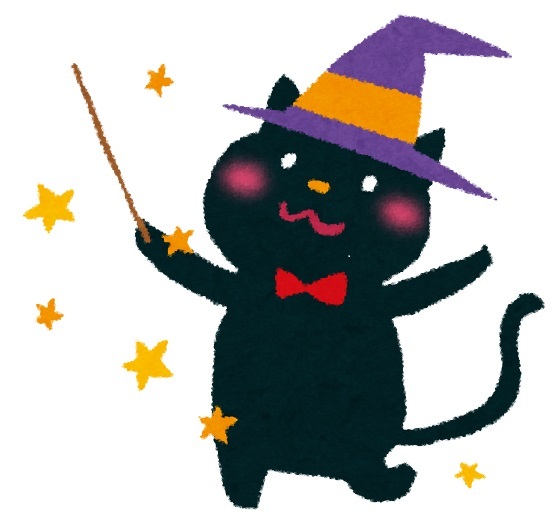 イラスト：勉強する猫