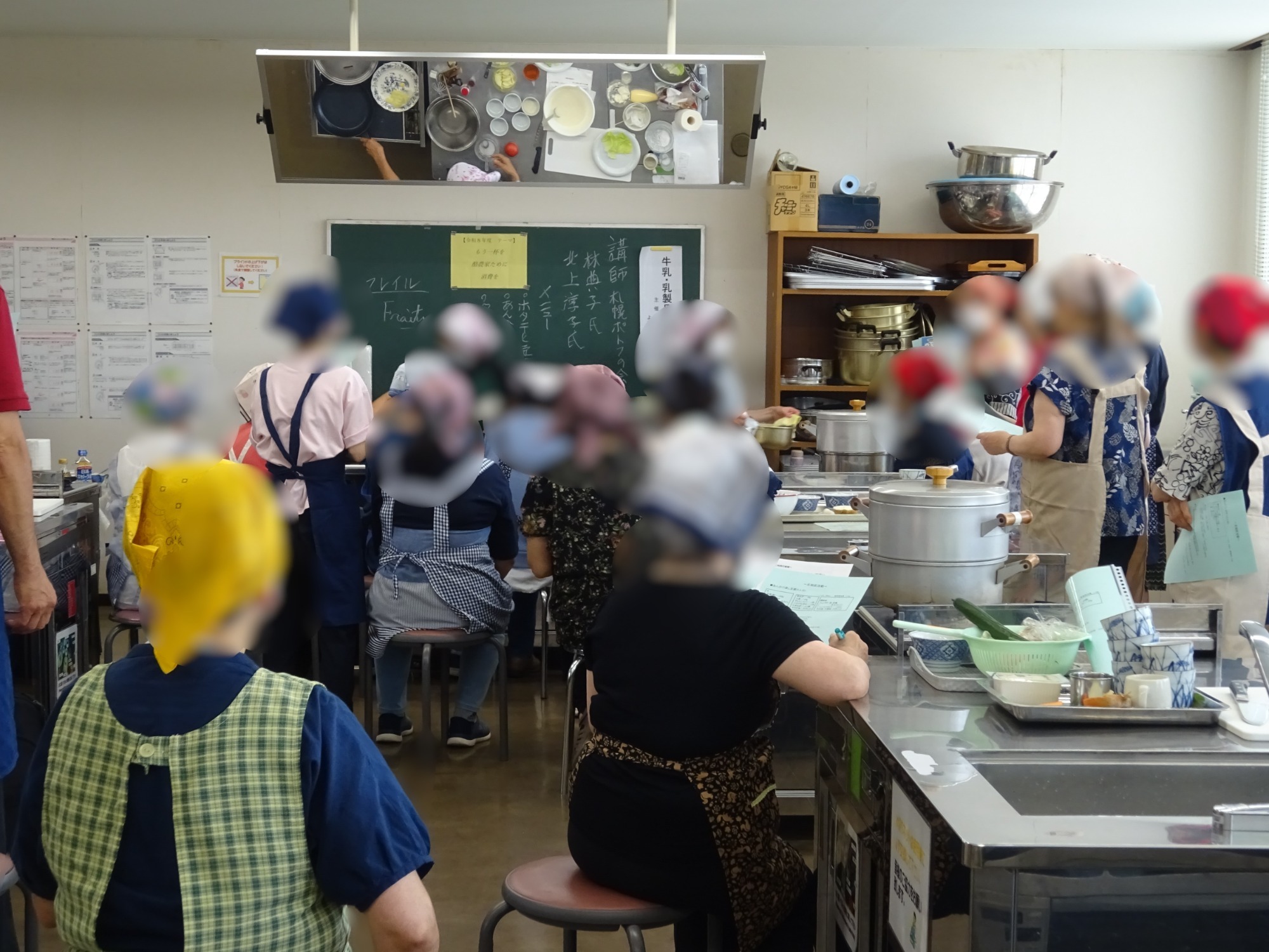 写真:牛乳・乳製品料理講習会